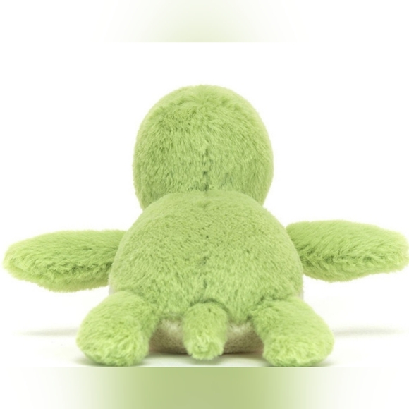 Jellycat Fluffy Turtle 2.8x3.5" ๐ข Soft & Plush NWT - Picture 3 of 6